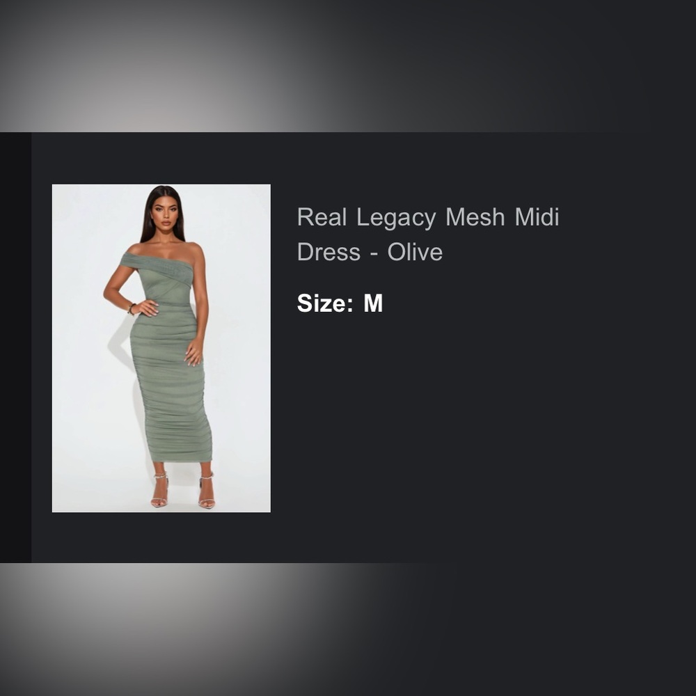 Elegant Gray Draped Women's Dress